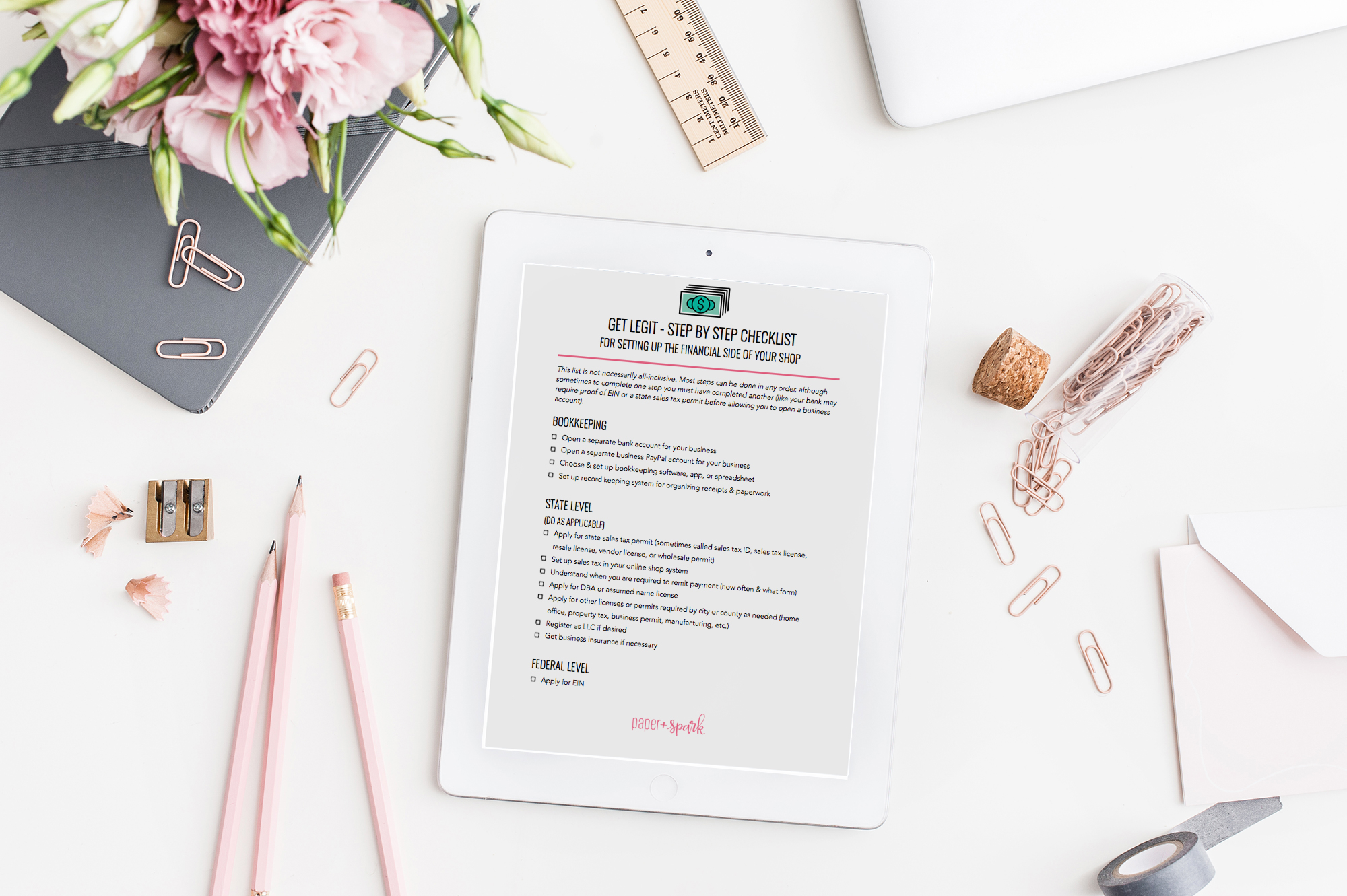 getting set up checklist